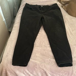 Ava & Viv jeans with wide elastic waist band for support